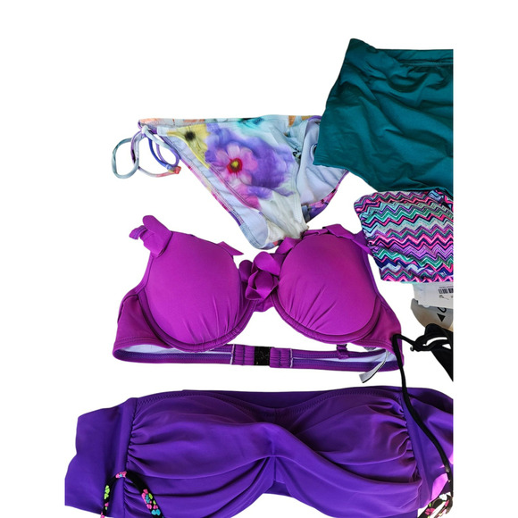 13 Pc Swimwear Swimsuit Bundle Mixed Size Brands Reseller Wholesale Manifested - Picture 7 of 8